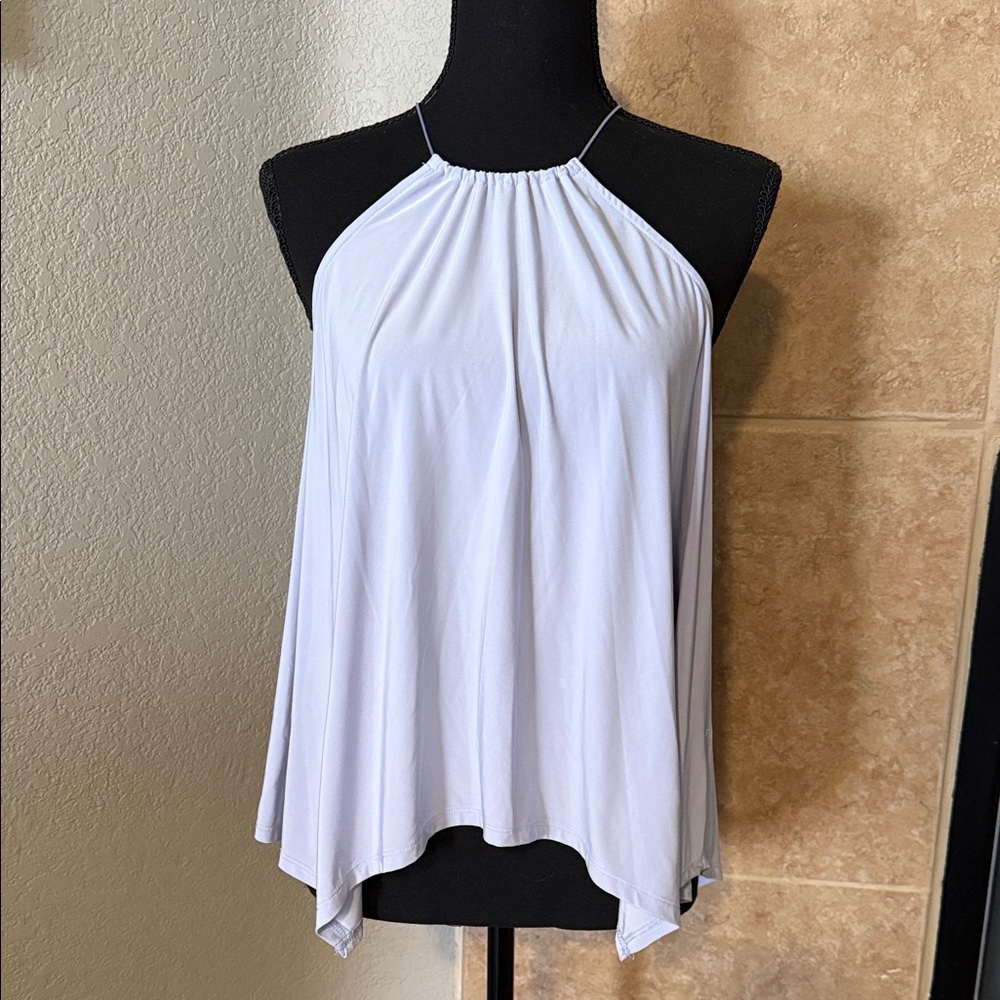 Elegant light Blue Halter Top